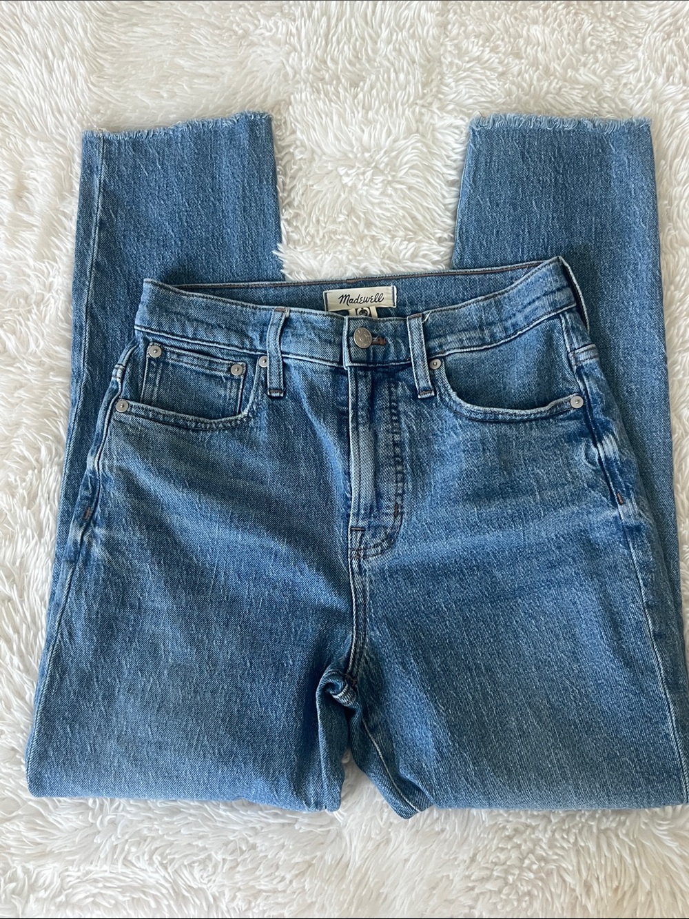 Madewell Perfect Vintage Raw Hem Jeans 26 ^